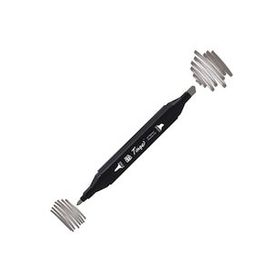 Tinge Twin WG-7 Warm Grey Çift Uçlu Markör Kalem