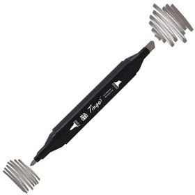 Tinge Twin WG-7 Warm Grey Çift Uçlu Markör Kalem