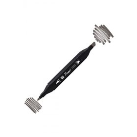 Tinge Twin WG-8 Warm Grey Çift Uçlu Markör Kalem