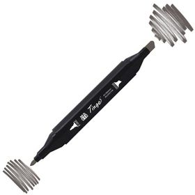 Tinge Twin WG-8 Warm Grey Çift Uçlu Markör Kalem