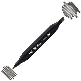 Tinge Twin WG-9 Warm Grey Çift Uçlu Markör Kalem
