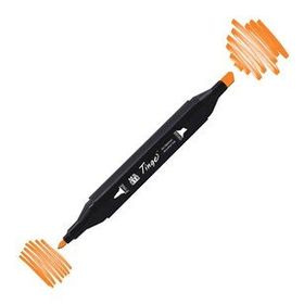 Tinge Twin YR23 Orange Çift Uçlu Markör Kalem