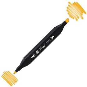 Tinge Twin YR31 Dark Yellow Çift Uçlu Markör Kalem