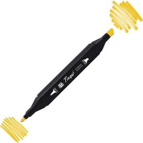 Tinge Twin YR32 Deep Yellow Çift Uçlu Markör Kalem