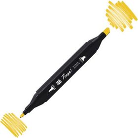 Tinge Twin YR32 Deep Yellow Çift Uçlu Markör Kalem