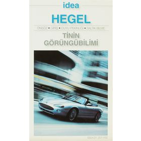 TININ GÖRÜNGÜBILIMI - GEORG WILHELM FRIEDRICH HEGEL