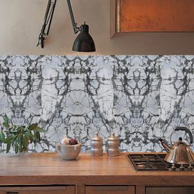 Tink Siyah Çizgili Desenli 41x62 cm Pvc Panel