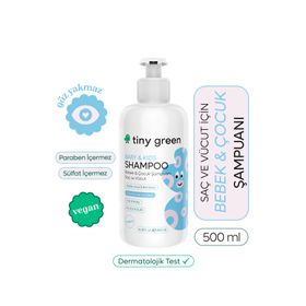 Tiny Green Papatya Kokulu 250 ml Bebek Çocuk Saç ve Vücut Şampuanı