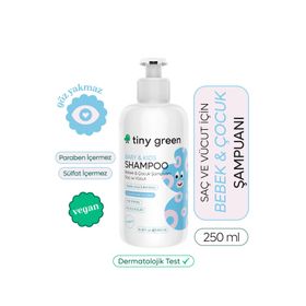 Tiny Green Papatya Kokulu 250 ml Bebek Çocuk Saç ve Vücut Şampuanı