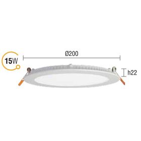 Tio 210505 15W 6500K IP40 Led Panel Spot Armatür