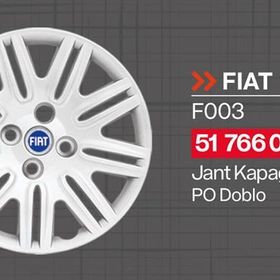 Tisa Fiat Doblo 14 İnç Jant Kapağı Seti