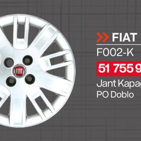 Tisa Fiat Doblo 15 İnç Jant Kapağı Seti