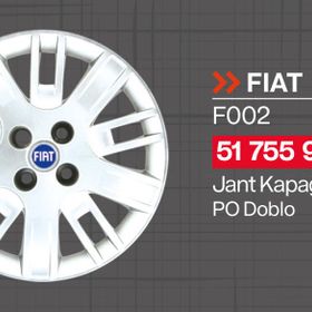Tisa Fiat Doblo 15 İnç Jant Kapağı Seti