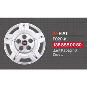 Tisa Fiat Ducato 16 İnç Jant Kapağı Seti