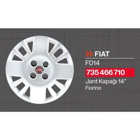 Tisa Fiat Fiorino 14 İnç Jant Kapağı Seti