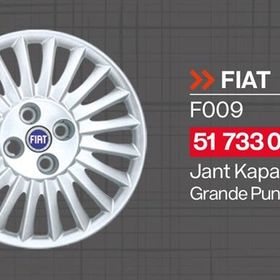 Tisa Fiat Grande Punto 15 İnç Jant Kapağı Seti