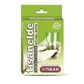Tisan Tisanelde Naturel Büyük Pamuklu Eldiven