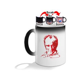 Tisho Atatürk Sihirli Kupa Bardak