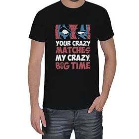 Tisho Deadpool Siyah Erkek T-shirt