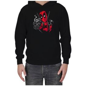 Tisho Deadpool Siyah Erkek T-shirt