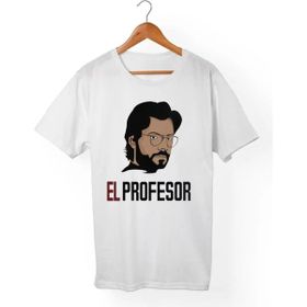 Tisho La Casa De Papel Beyaz Erkek T-shirt
