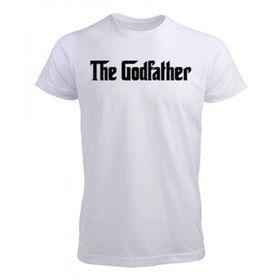 Tisho The Godfather Beyaz Erkek T-shirt