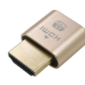 Tishric Dummy Plug Gold Sanal HDMI