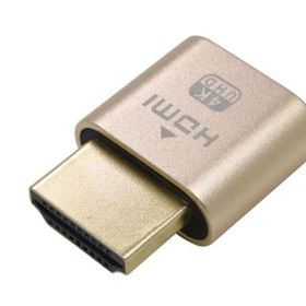 Tishric Dummy Plug Gold Sanal HDMI