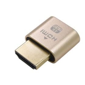 Tishric Dummy Plug Gold Sanal HDMI