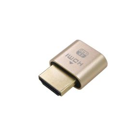 Tishric Dummy Plug Gold Sanal HDMI