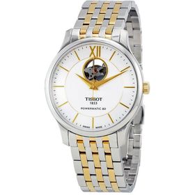 Tissot T0639072203800 Tradition Powermatic 80 Open Heart Erkek Kol Saati