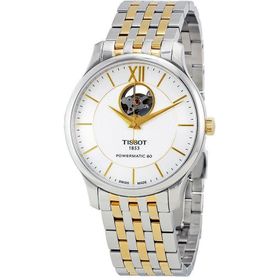 Tissot T0639072203800 Tradition Powermatic 80 Open Heart Erkek Kol Saati