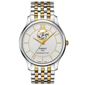 Tissot T0639072203800 Tradition Powermatic 80 Open Heart Erkek Kol Saati