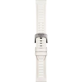 Tissot T852049245 21 mm Beyaz Silikon Kayış
