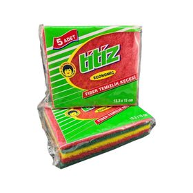 Titiz 5'li Ekonomik Fiber Temizlik Keçesi (2 adet)