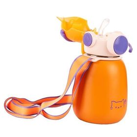 Titiz Gamer 500 ml Turuncu Beyaz Termos