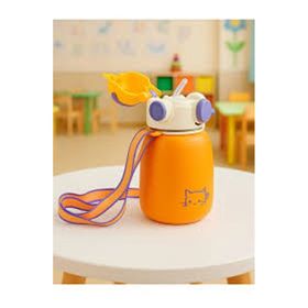 Titiz Gamer 500 ml Turuncu Beyaz Termos
