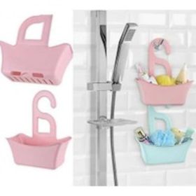 Titiz Hook Çok Amaçlı Beyaz Duş Banyo Sepeti