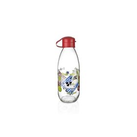 Titiz Moo Bottle Süt Su Şişesi 1 lt ve Şişe Temizleme Fırçası
