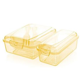 Titiz Takeaway AP-9082 Sarı Beslenme Kabı Seti