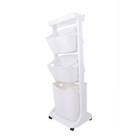 Titiz TP-750 Beyaz Kat Kat Organizer Sepet