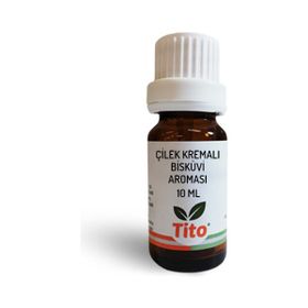 Tito 10 ml Premium Çilek Kremalı Bisküvi Aroması