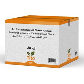 Tito 20 kg Toz Tarçınlı Karamelli Bisküvi Aroması