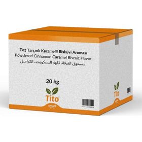 Tito 20 kg Toz Tarçınlı Karamelli Bisküvi Aroması