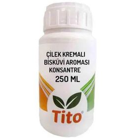 Tito 250 ml Çilek Kremalı Bisküvi Aroması