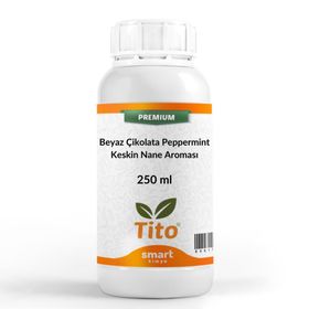Tito 250 ml Premium Beyaz Çikolata Peppermint Keskin Nane Aroması