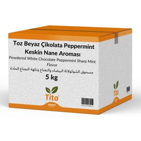Tito 5 kg Toz Beyaz Çikolata Peppermint Keskin Nane Aroması
