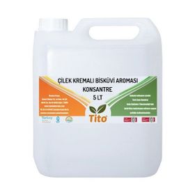Tito 5 lt Çilek Kremalı Bisküvi Aroması