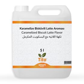 Tito 5 lt Karamelize Bisküvili Latte Aroması