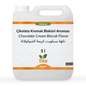 Tito 5 lt Premium Çikolata Kremalı Bisküvi Aroması